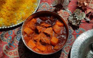 خورش کدو حلوایی